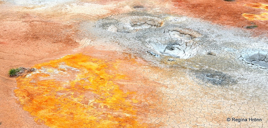 The colourful Þeistareykir Geothermal Area in North-Iceland