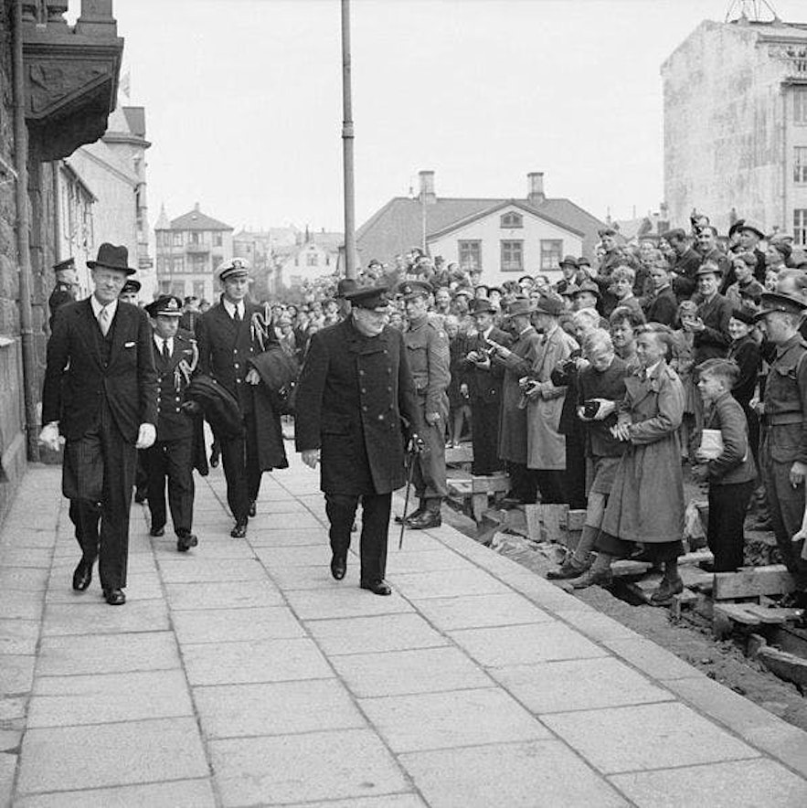 1941年丘吉尔访问冰岛