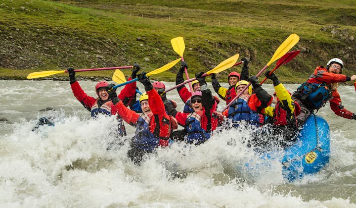 Rafting en famille dans le Nord de l'Islande | Départ de Hafgrimsstadir