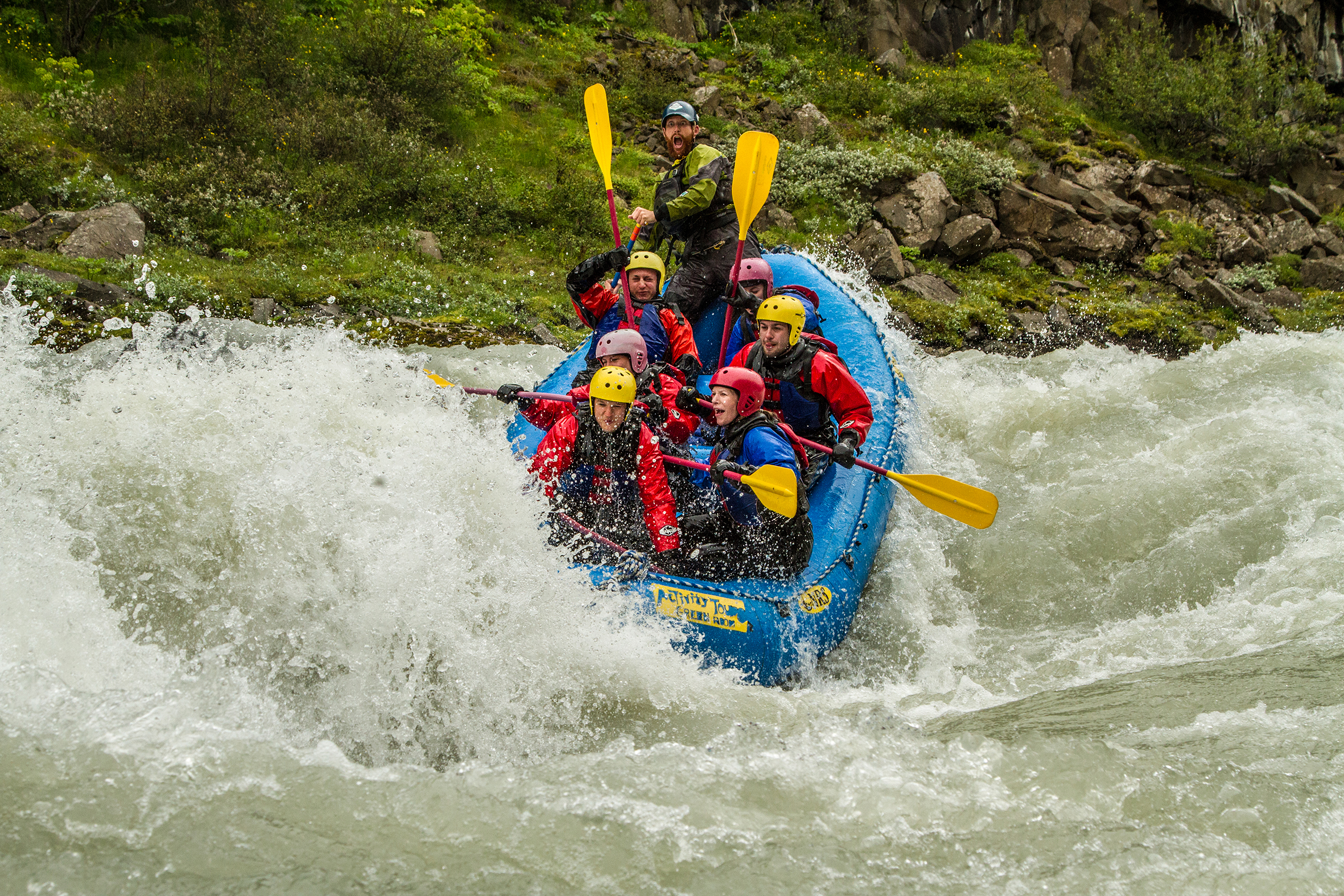 Whitewater Action in North Iceland