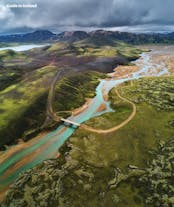 아이슬란드의 남부 해안과 하이랜드, 란드만날뢰이가르를 여행하는 5일간의 렌트카 여행 패키지 어드밴처