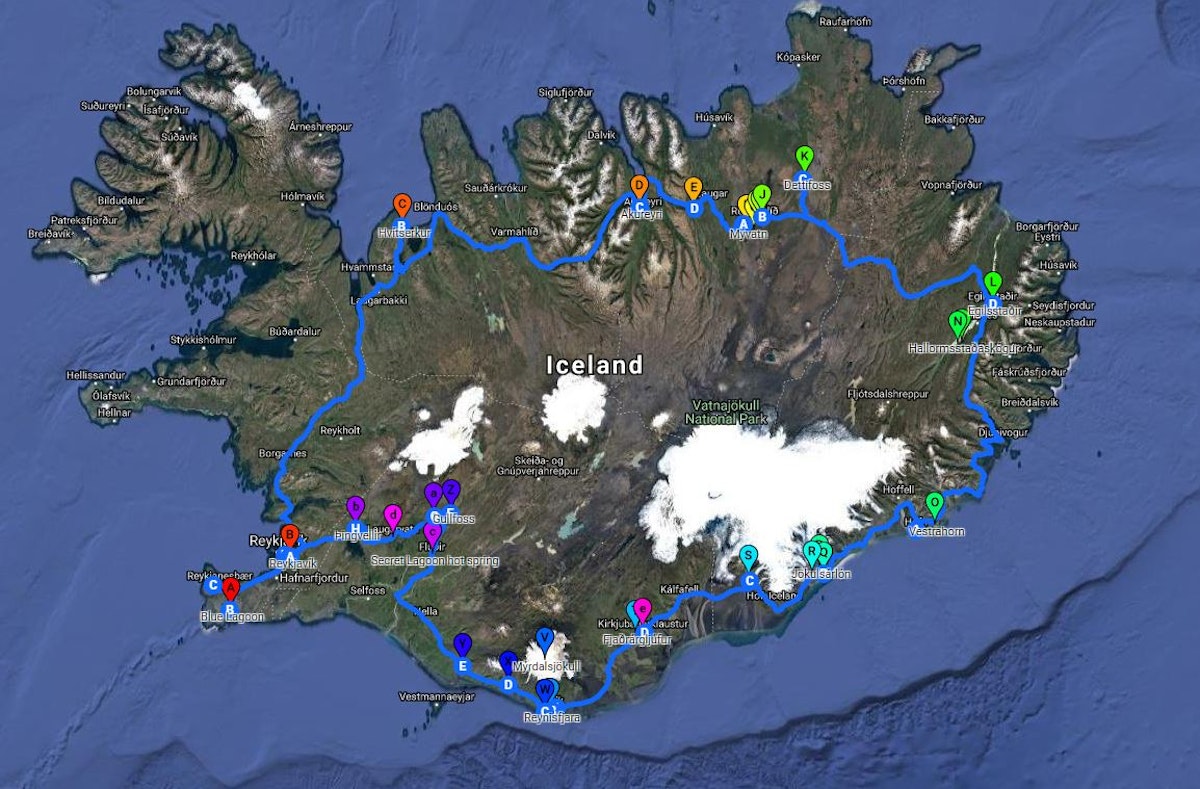 6 day driving tour of iceland