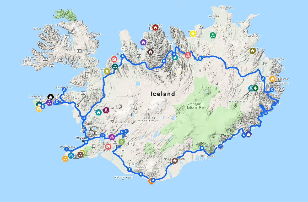 Autotour hiver de 12 jours Tour de l'Islande et découve...