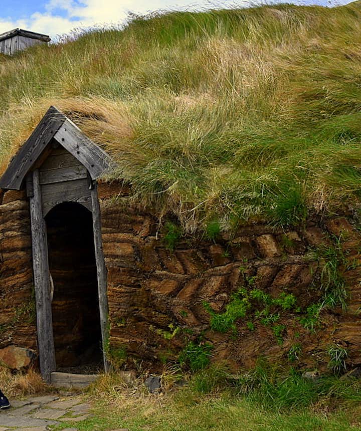 Viking Areas in Iceland - Eiríksstaðir Long House in West Iceland and Leifur the Lucky