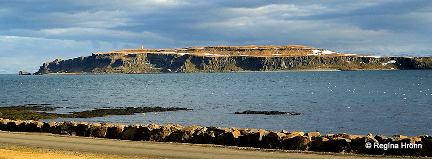 Grímsey island on Steingrímsfjörður fjord