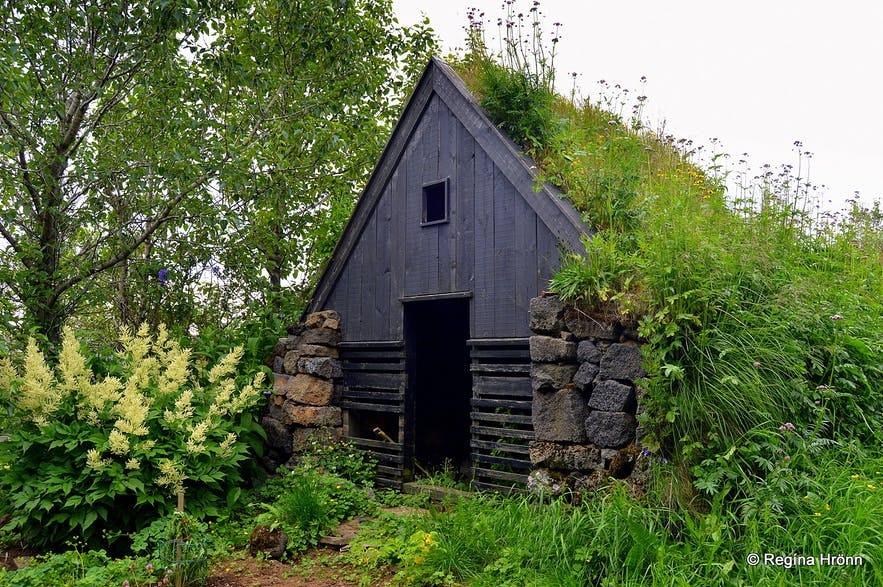 외이스튀르 메다홀트는 아이슬란드의 몇 안되는 개인 소유 잔디 주택이에요.