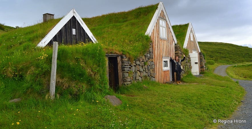 세리드는 아이슬란드 스카프타페들 자연보호 구역과 가까운 잔디 주택이에요