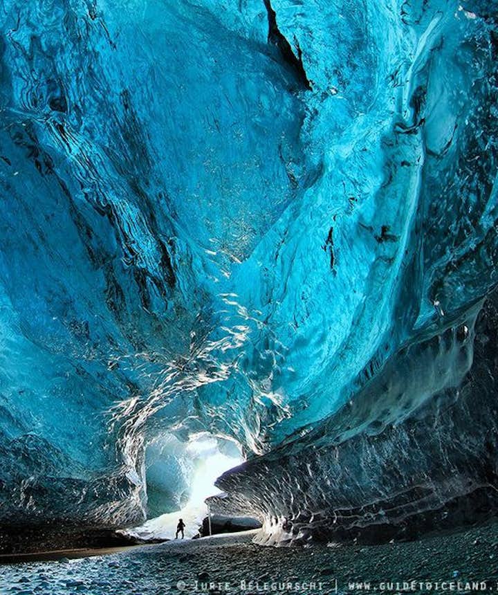 Ice cave in Vatnajökull national park