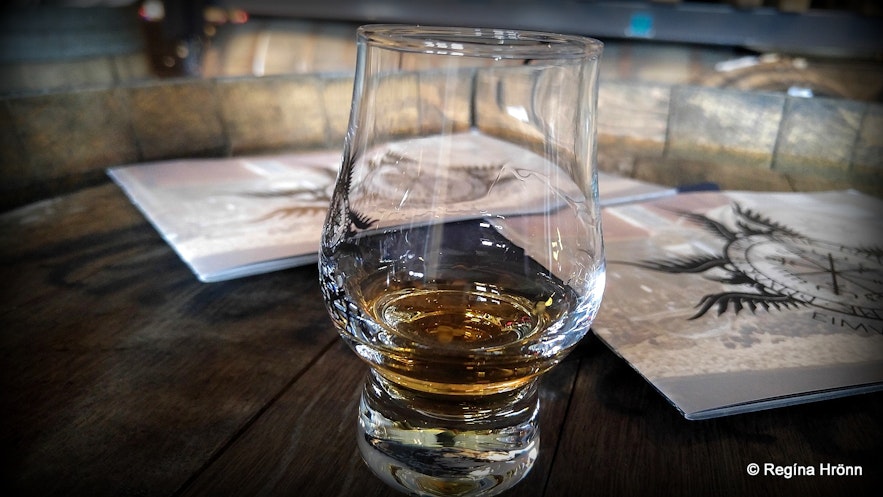 Eimverk Distillery whiskey tasting in Iceland