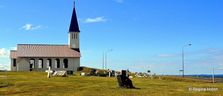 Reykhólakirkja church at Reykhólar