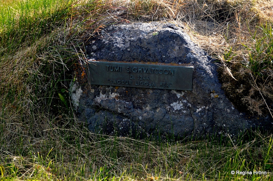 The grave of Tumi Sighvatsson at Reykhólar