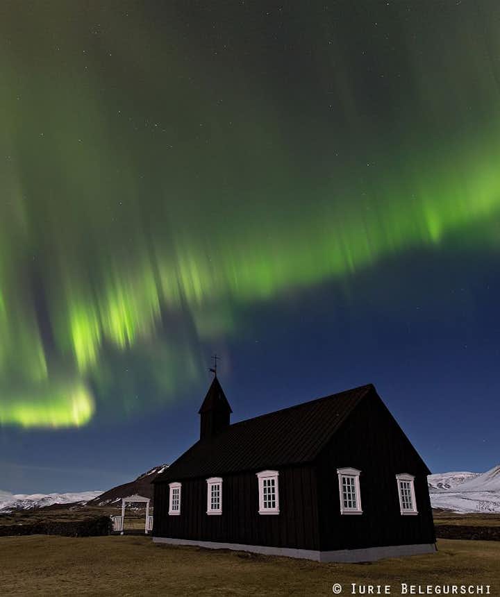 22 photos des aurores boréales en Islande