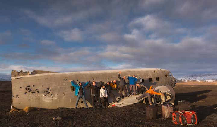 著名的飞机残骸就位于冰岛南部。