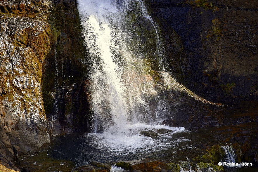 Tröllafoss - Trolls' Falls in Mosfellsdalur Valley in South-West Iceland