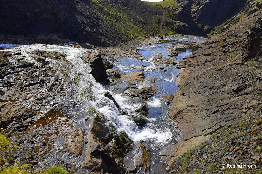 Tröllafoss - Trolls' Falls in Mosfellsdalur Valley in South-West Iceland