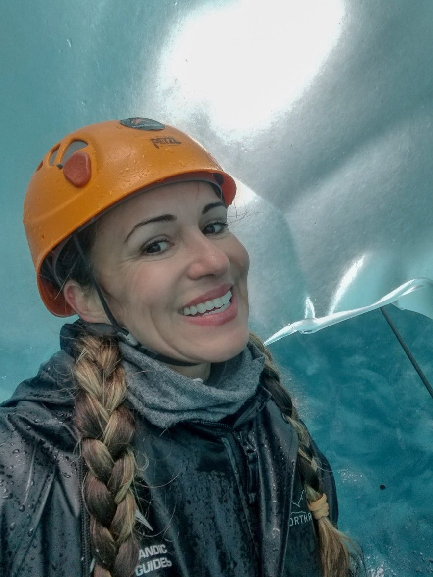 Inside Ice Cave Skaftafellsjokull