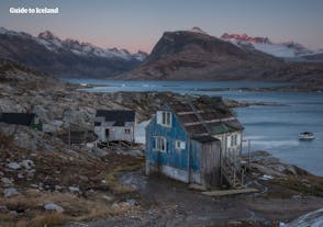 Many of the buildings in Greenland have beautiful views over the coast.
