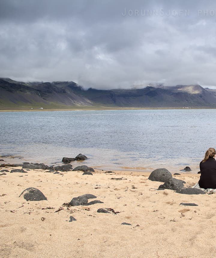 Picnic at the white beach Búðir