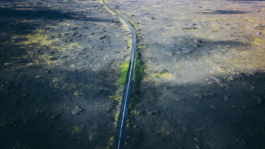 Droga na Islandii.
