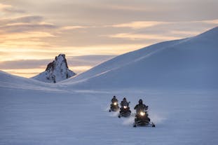 Snowmobile Tour and an Into the Glacier on Langjokull