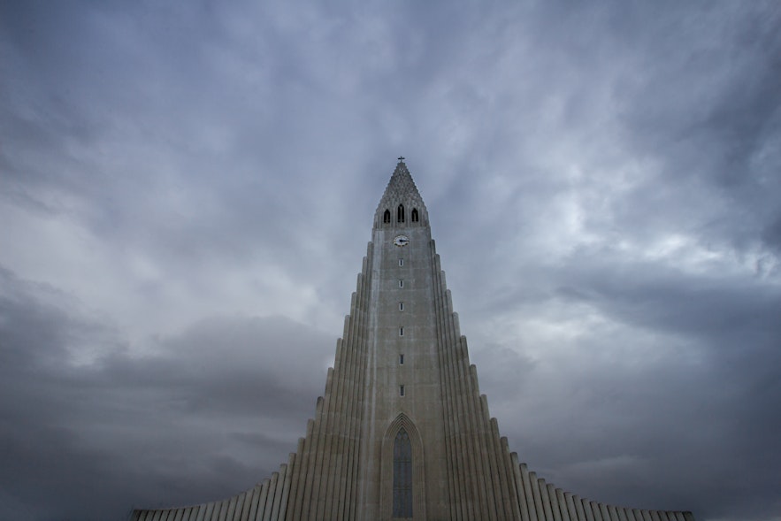 Hallgrímskirkja church in Reykjavík