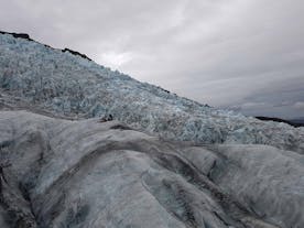 The ice of Vatnajokull glacier