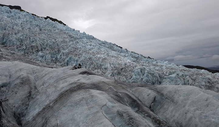The ice of Vatnajokull glacier