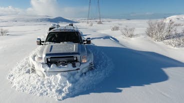 You'll travel in a monster truck equipped to easily travel across snow, rivers, and other challenging terrain during this full-day tour into the Highlands.