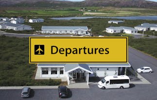 Enjoy a private luxury transfer from Hotel Grimsborgir to Keflavik International Airport, the perfect way to finish your vacation in Iceland.