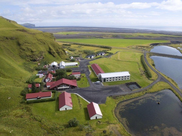 A look at Hotel Katla from above.