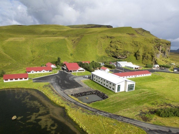 Another shot of Hotel Katla from above.