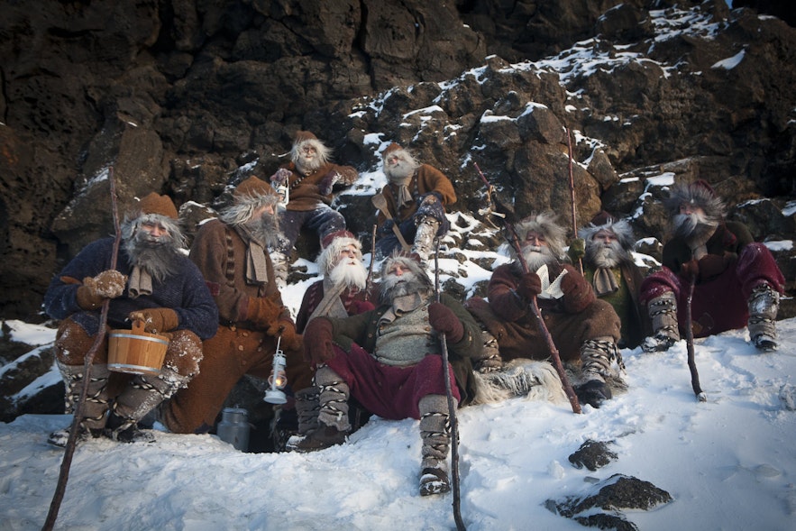 Les Pères Noël islandais dans leur version mderne.