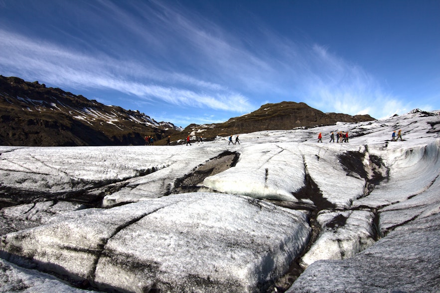 Sólheimajökull glacier in Iceland