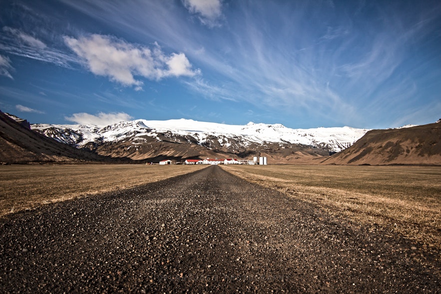 Eyjafjallajökull glacier in Iceland