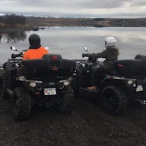 Fantastisk 3-timers ATV-tur i bjergene med transport fra Reykjavik