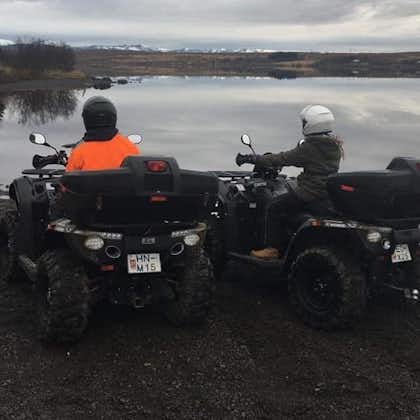 Fantastisk 3-timers ATV-tur i fjellene med transport fra Reykjavik