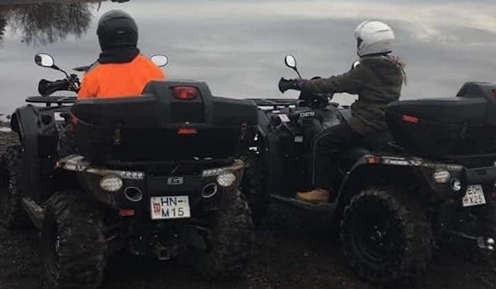 Fantastisk 3-timers ATV-tur i fjellene med transport fra Reykjavik