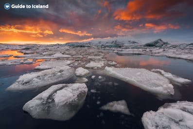Lors de votre road trip en Islande, vous aurez toute la liberté de prendre le temps de contempler les icebergs géants de la lagune glaciare de Jökulsárlón.