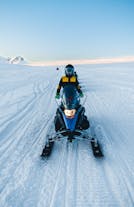 Episk 2,5 timers snescootertur på gletsjeren Myrdalsjokull