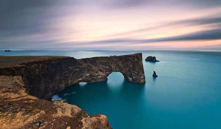 The Dyrholaey arch on Iceland's South Coast.