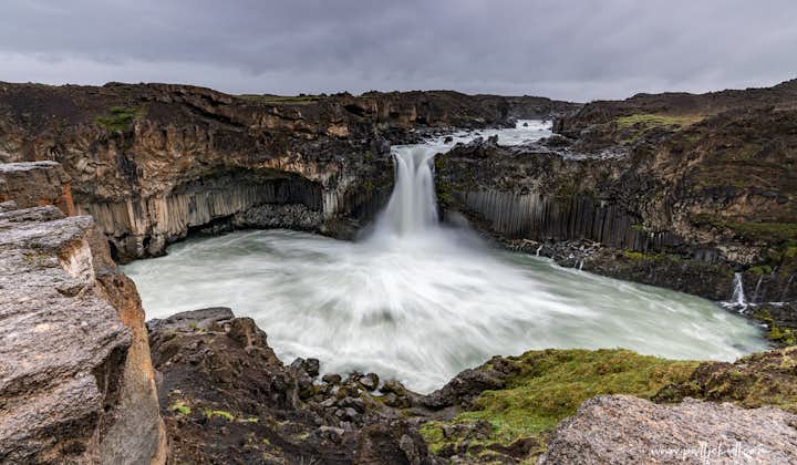 Aldeyjarfoss waterfall in the northern highlands