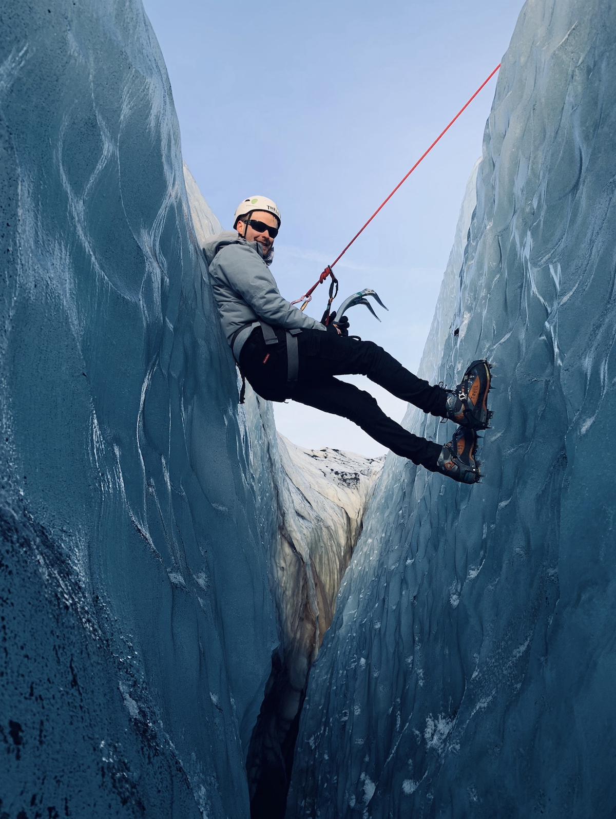 Escalade Sur Glacier Et Randonnee Au Solheimajokull Gui