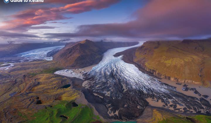 Eine Gletscherzunge im Vatnajökull-Nationalpark