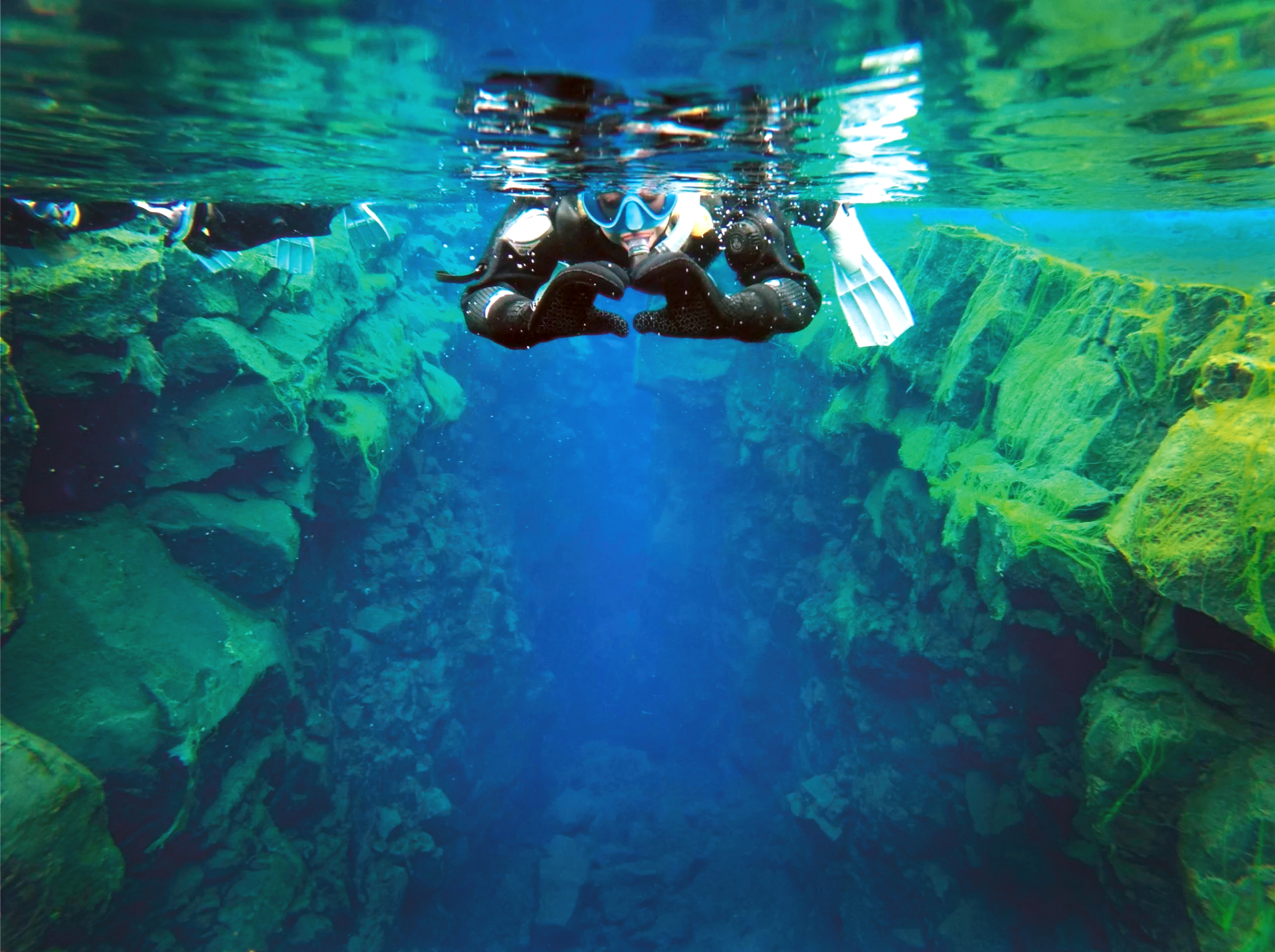 Snorkelen tussen continenten in Silfra | Gratis onderwaterfoto's