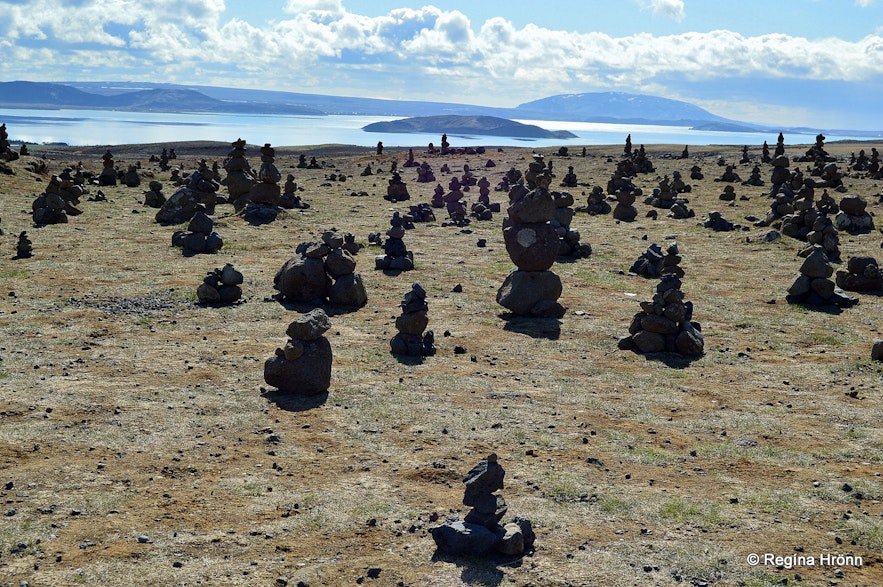 Tourist cairns or warts as they are sometimes called in Iceland