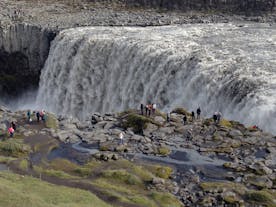The thunderous Dettifoss waterfall is the most powerful waterfall in Europe.