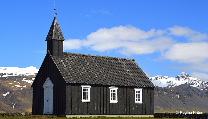 Búðakirkja church at Búðir Snæfellsnes peninsula