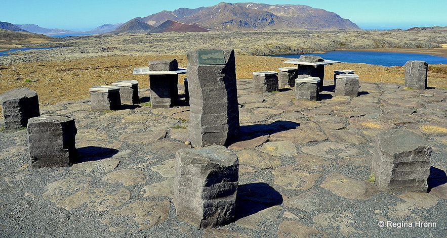 Picnic area on Vatnaleið Snæfellsnes