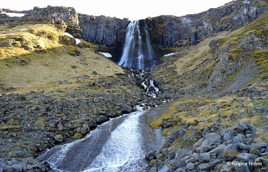 Bæjarfoss waterfall, Ólafsvík, Snæfellsnes