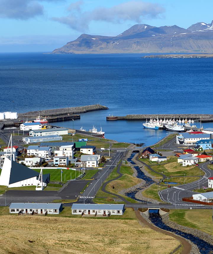 Ólafsvík village on the Snæfellsnes peninsula